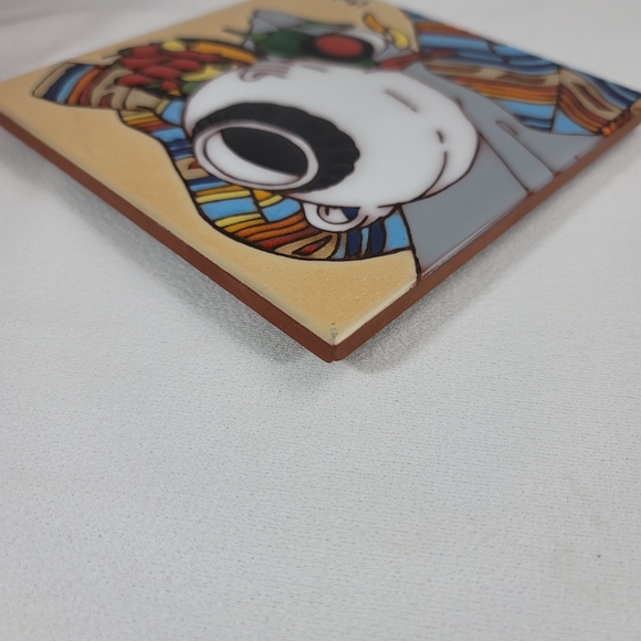 L Kuhne Southwestern Theme Hand-Painted Tile - Picture 11 of 12